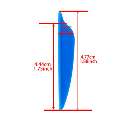 50pcs 1.75″ Arrow Rubber Vanes Wings Target Archery Shooting Archery Shaft DIY