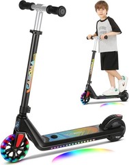 120W Kids Electric Scooter for age 8-12 Adjustable Speed &Height