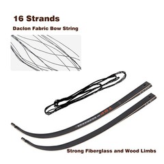56″Archery Takedown Recurve Bow 18-50lbs Metal Riser for Hunting Shooting Target