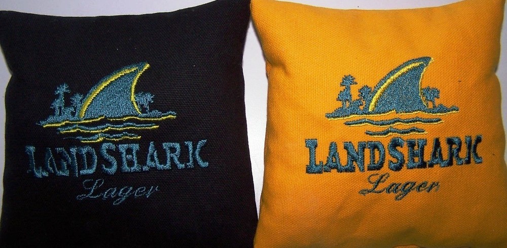 Eight Quality Cornhole Bags! Landshark! Whole Corn or Pellets
