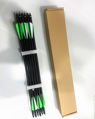36pcs Bow Hunting Archery 20in Crossbow Bolts Carbon Arrow Shaft 4in Vanes