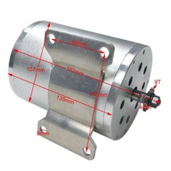 24V 36V 48V 500W 800w 1000w 1800W Electric Motor Brush Bruhless Scooter Quad ATV