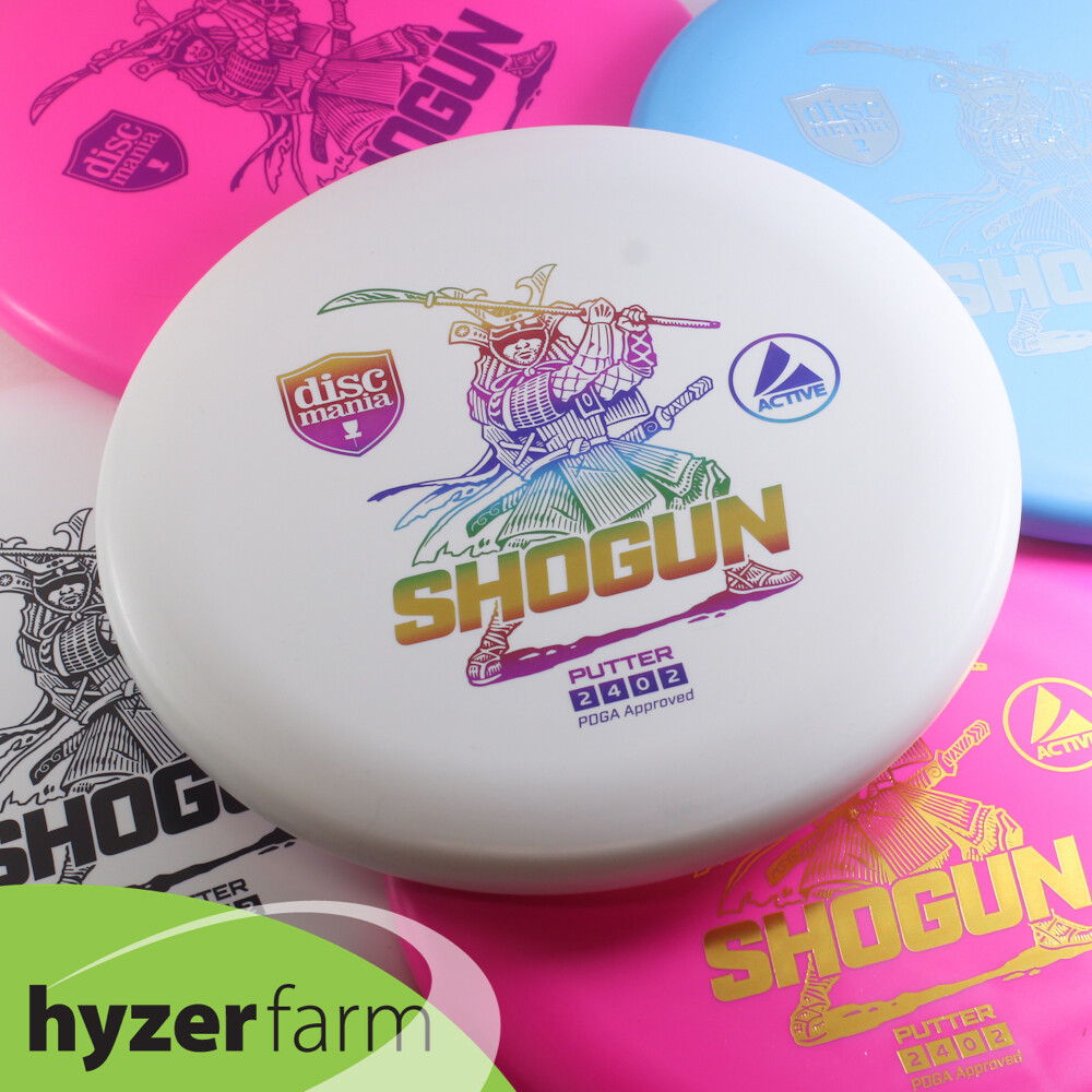Discmania ACTIVE SHOGUN *pick color/weight* Hyzer Farm disc golf putter