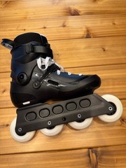 POWERSLIDE Storm Black 80 – Lightly Used – US Men’s Size 7-7.5