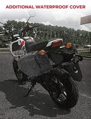 Motorcycle Saddlebags Bag Expandable 24-30L (15L*2) Fit for Mini Motorcycle