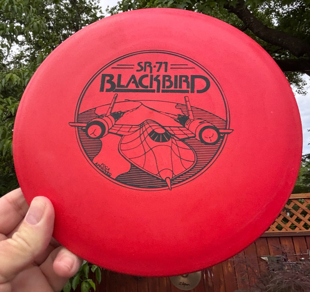 1988 SR-71 Blackbird Lightning Disc Golf Warplane Airplane Warbird New #2248