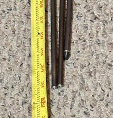 3- Allen Kryptos 50-70Lbs 2-31″/ 1-29″ W/Screw-in Tips & Fletching