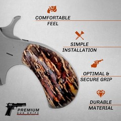 Grips fits North American Arms NAA Grips for Magnum .22 «End of Trail»