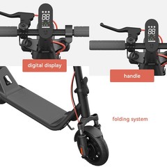 Used Electric Scooter Adult Folding E-Scooter 20KM Long Range Fast Speed w/ APP