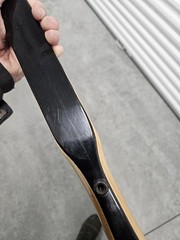 Bear Archery Black Bear Glass Powered Vintage Recurve Bow Brown 45lbs. 60in.