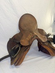 Stübben Siegfried 17” English Jump Saddle 31cm Tree Swiss Made Stirrups