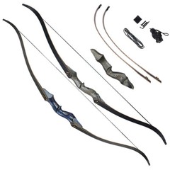 Archery 60″ Takedown Recurve Bow Right Hand for Adult Hunting & Target Practice