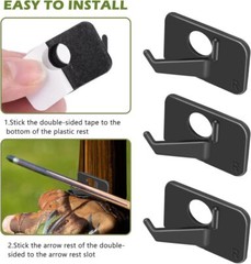 10/20PCS Archery Arrow Rest Self-Adhesive Recurve Bow Left/Right Hand Target