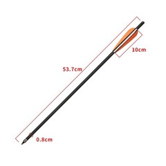 20″ Crossbow Bolts Arrows OD 8.8mm Half Moon Nocks /Hunting Broadheads/LED Nocks