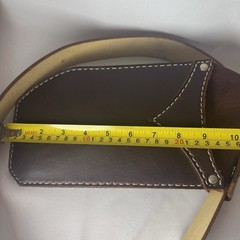 Cabela’s Leather Left-Hand Hip Archery Quiver Belt Quiver Brown Adjustable 97-42
