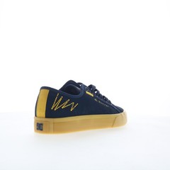 DC Manual LE ADYS300742-NKH Mens Blue Suede Skate Inspired Sneakers Shoes