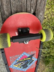 vintage Maui & Sons SHARKMAN Worldwide Surf Tour Skateboard 1980s/90s