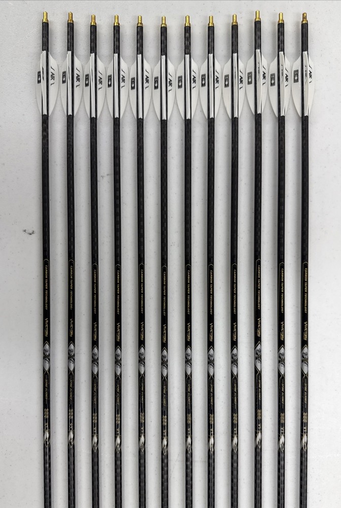 Victory Archery VXT Elite 355 Spine Target Arrows 29.75” Inches Long – Item 4145