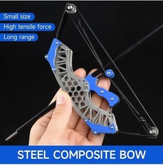Composite Steel Mini Archery Bow, Mini Hunting Bow Shooting Practice Bow Only