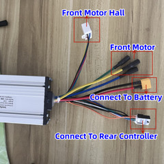 LIVIAE Liya 72V 45A 50A 60V 35A 48V 52V 30A Electric Scooter Controller Throttle