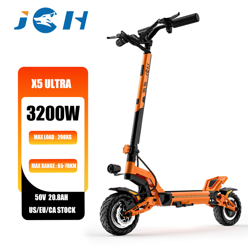 JGH X5 Ultra 3200W Dual-Motor Electric Scooter 52V 20.8Ah Free Shipping