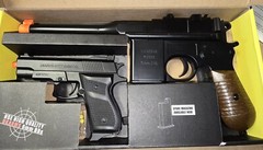 UKARMS P1308 Spring Powered Airsoft Handguns W/850 Count BBs