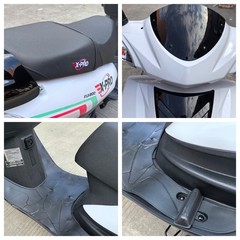 X-PRO Fiji 200 Scooter Gas Moped with 13″ Aluminum Wheels, Electric/Kick Start