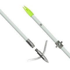 36″ Bowfishing Arrows 6/12PCS – Fiberglass Fishing Arrows with Broadhead for Sli