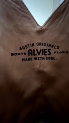 Alvies The Lamar Men’s Brown Leather Western Cowboy Boots US Size 12D