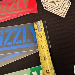 NEW! Lot of 8 Grizzly Griptape Stickers Skateboarding NEFF Metal Mulisha