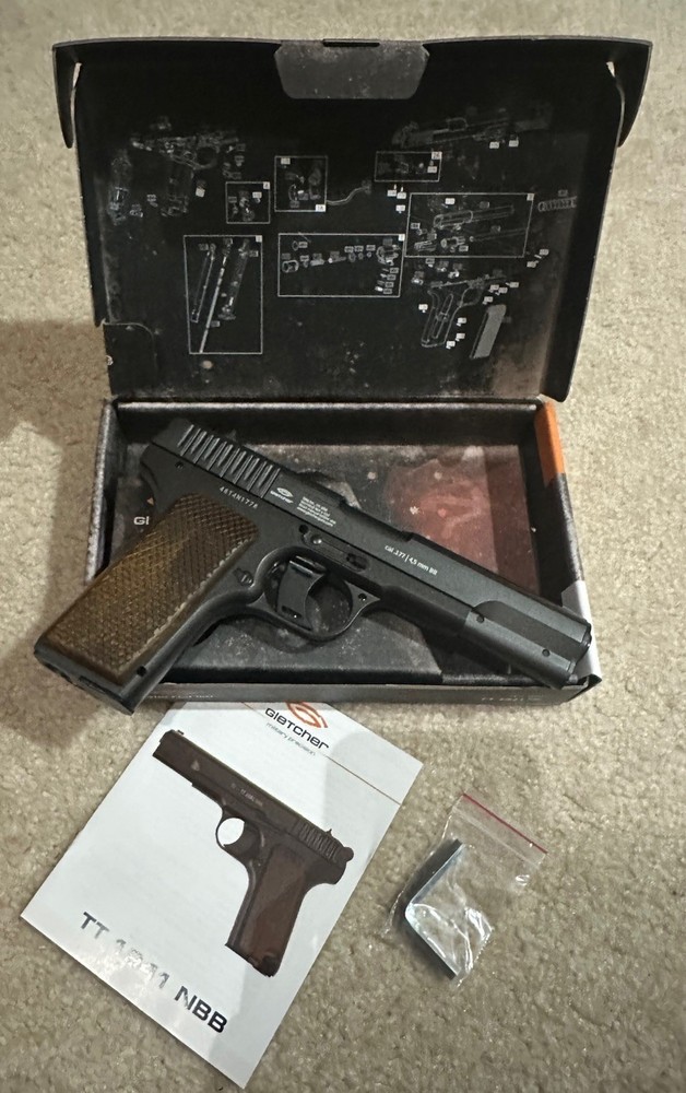 Gletcher TT-41 – Non-Blowback – CO2 – .177 cal BB – Air Pistol – New!!!