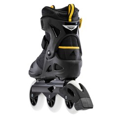ROLLERBLADE Men’s Macroblade 100 3WD Black/Safron Yellow Fitness Inline Skate