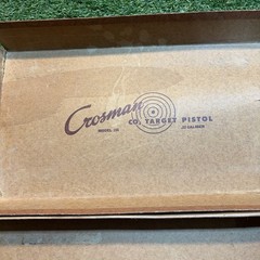 Vtg. 1950’s Crossman Model 116 .22 Pellet Bulk Fill Co2 Air Target Pistol Marble