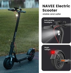Navee V40 Electric Scooter 700W ‎25Miles Adult Foldable IP55 Waterproof 10″Tire
