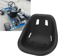 FOR Go Kart Large Size Seat Backrest Ergonomic Design Black ABS