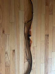 Bear Kodiak Hunter Recurve Bow Right Handed 60in 45# Canada 1953