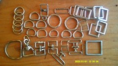 Huge Lot Horse Tack Hardware Iron Brass Nickel, Vintage & Modern