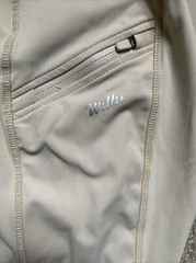 Girls WilLit Size L Tan Nylon/Spandex Equestrian Riding Leggings Zip Pockets