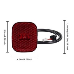 Scooter Rear Taillight with 64 3cm Wire Length Perfect Fit for Ninebot G2 Max