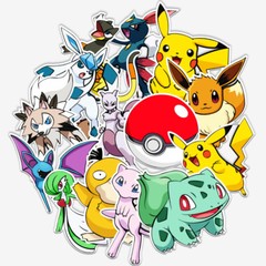 100Pcs Vinyl Anime Sticker Bomb Water Bottle Luggage Skateboard Fridge Decal Lot