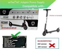 42V 1.5A-2A Charger Compatible with GOTRAX GXL V2, Nano S3 ION, G2, G3, G4, Apex