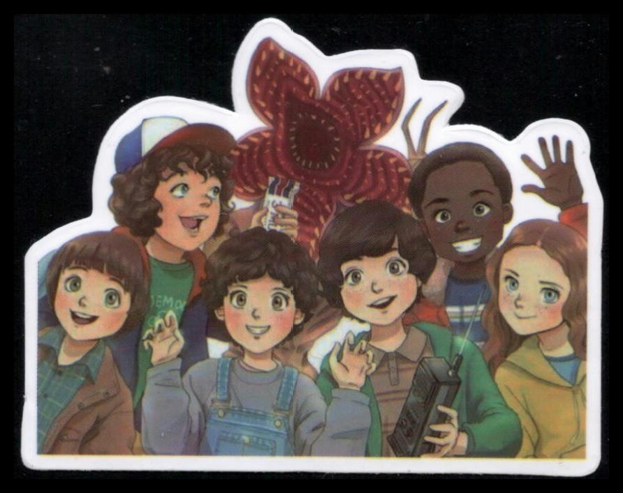 Stranger Things Characters/Crew Sticker 3 Inches x 2 Inches Skateboard Decals