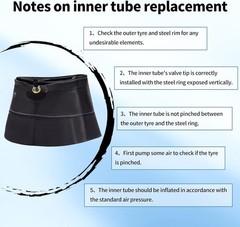 Inner Tube 130/90-16 5.00/5.10-16 Compatible with Heavy Duty Motorcycle Balance