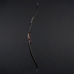 60″ Takedown Hunting Recurve Bow 30-60lbs Wooden Limbs Traditional Bow Shoot RH