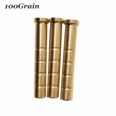12XArchery Arrow Brass Insert 38-200gr For 6.2mm Arrow Shaft DIY Target Shooting