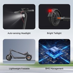 Navee V40 Electric Scooter 700W ‎25Miles Adult Foldable IP55 Waterproof 10″Tire