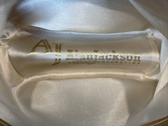 Alan Jackson Collection Cracker Barrel Boxed Cream Color Wool Felt Cowboy Hat M