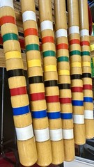 Vintage Forster 6 Player Wood Croquet Set Complete (No Bag)