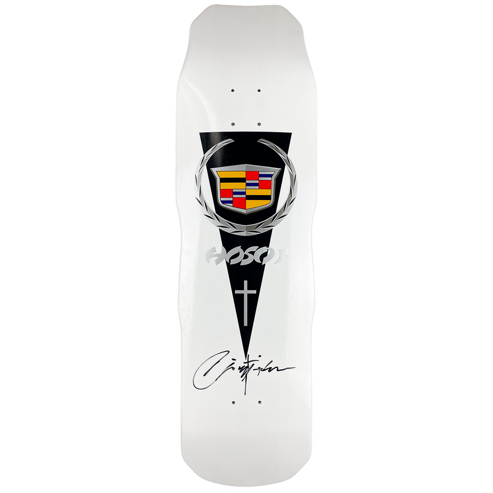 Christian Hosoi Skateboards Cadillac Deck Signed- 9.25″x32.5″