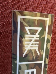 ETHIK Skateboard Glossy Promo Sticker Surfing Surf Skating CLOTHING GEAR CAMO